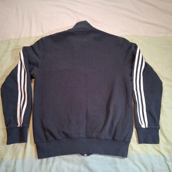 Adidas I Love Dallas Trefoil Jacket Black White Stripes Rare Size Medium - Picture 3 of 6